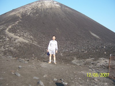 Halfway climbing Mt.Anak Krakatau Peak
