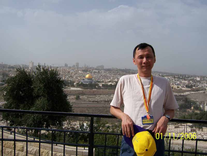 Recent Jerusalem on Background
