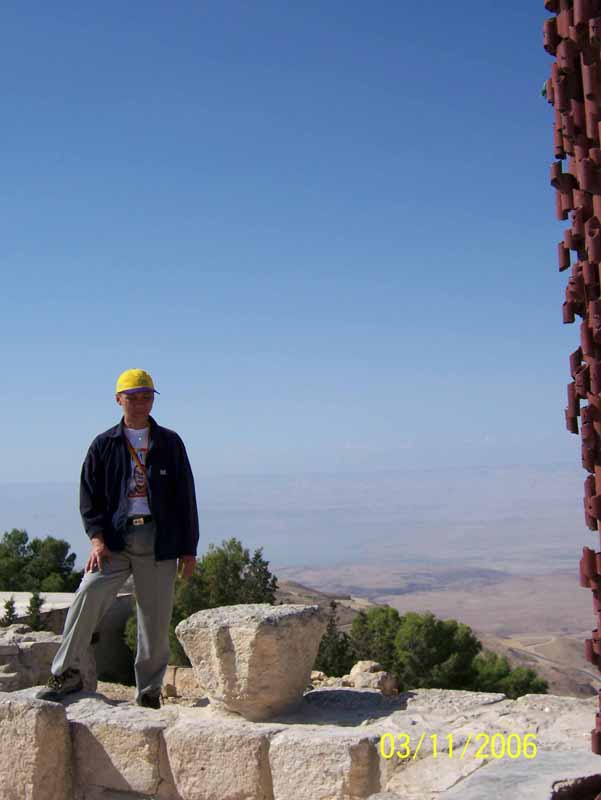 Jordan Valley & Dead Sea from Mt.Nebo Peak view
