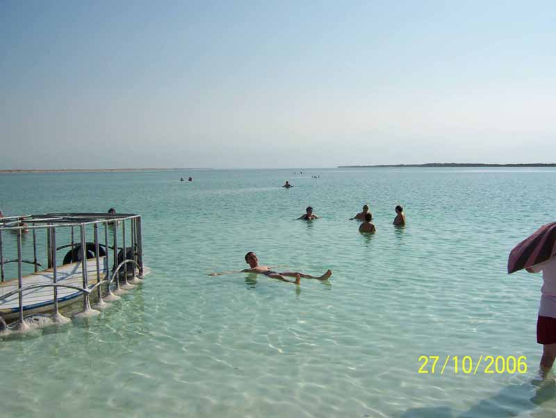 On Dead Sea Floating
