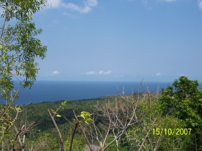 Pantai Lombok dari ketinggian Bukit I
