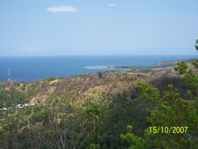 Pantai Senggigi, Lombok dari ketinggian Bukit ke 2
