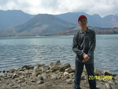 On Segara Anak Lake Side
