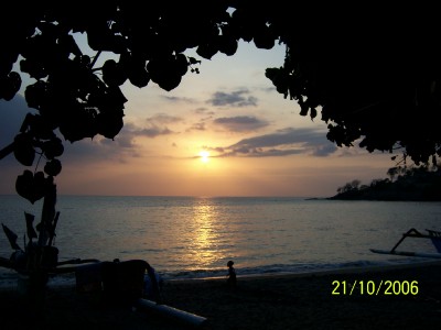 Senggigi Sunset view
