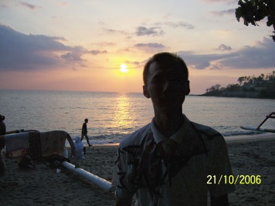 Sunset on Senggigi Beach, Lombok
