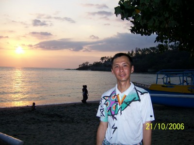 Sunset on Senggigi Beach, Lombok
