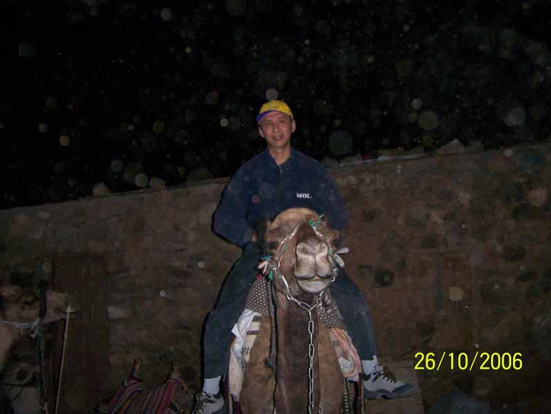 Riding Camel on Mt.Sinai
